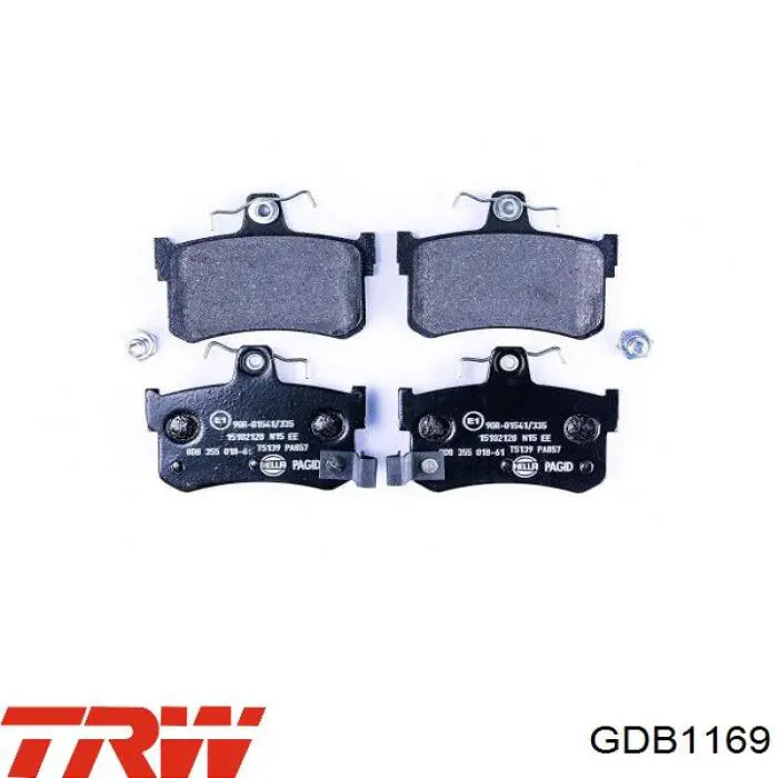Pastillas traseras TRW GDB1169
