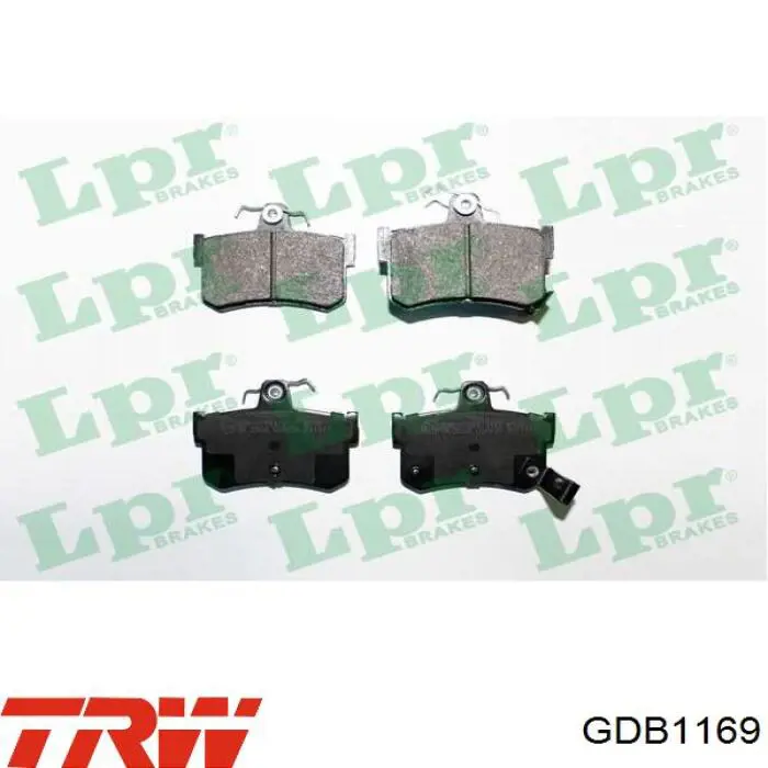 Comprar GDB1169 TRW Pastillas de freno traseras