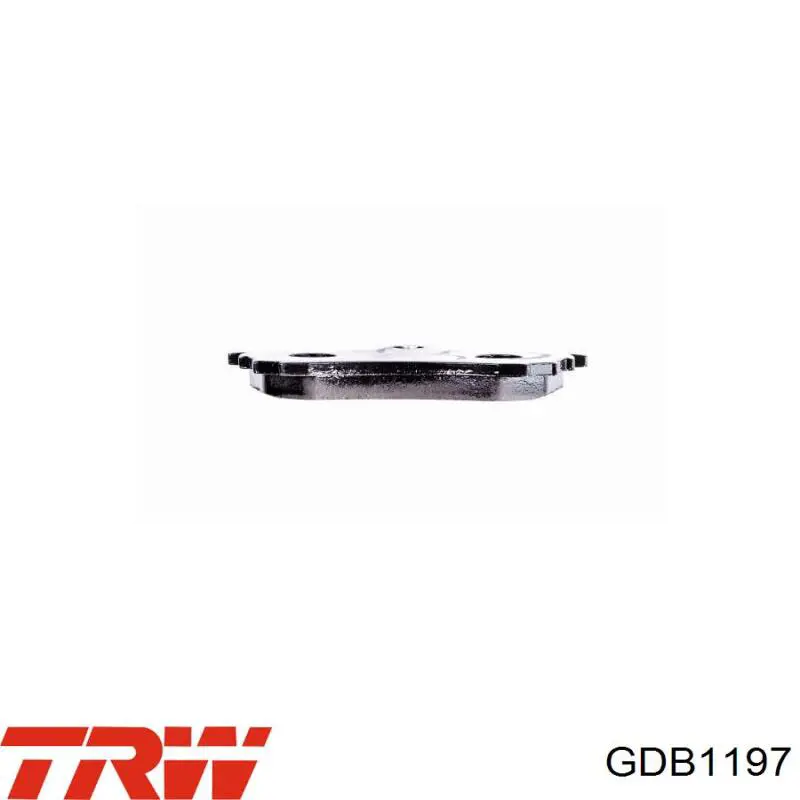 Pastillas de freno GDB1197 TRW