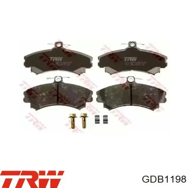 Pastillas freno delanteras TRW GDB1198 precio, desde 26,79 EUR
