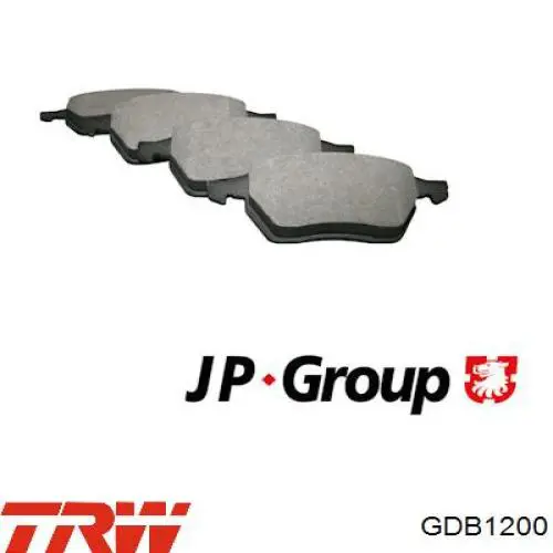 Comprar GDB1200 TRW Pastillas delanteras de freno