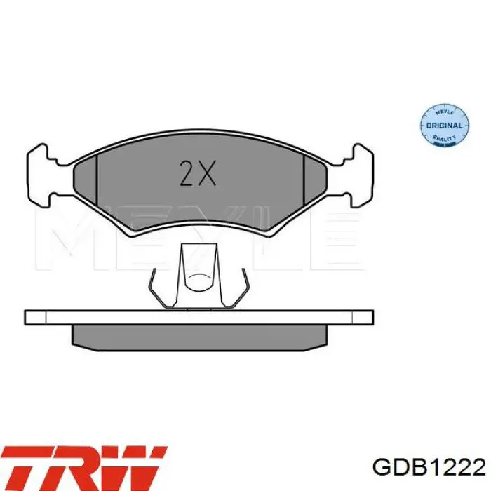 Pastillas de freno delanteras Ford Fiesta GFJ