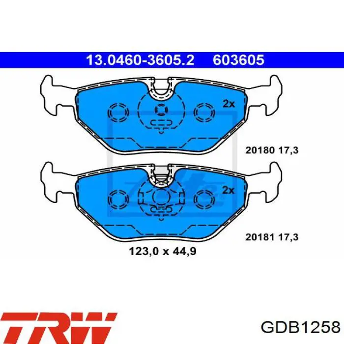 0986424027 Peugeot/Citroen pastillas de freno traseras