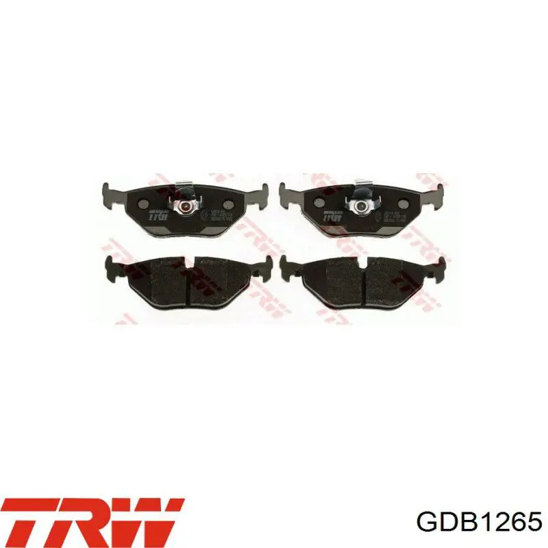 Pastillas traseras TRW GDB1265