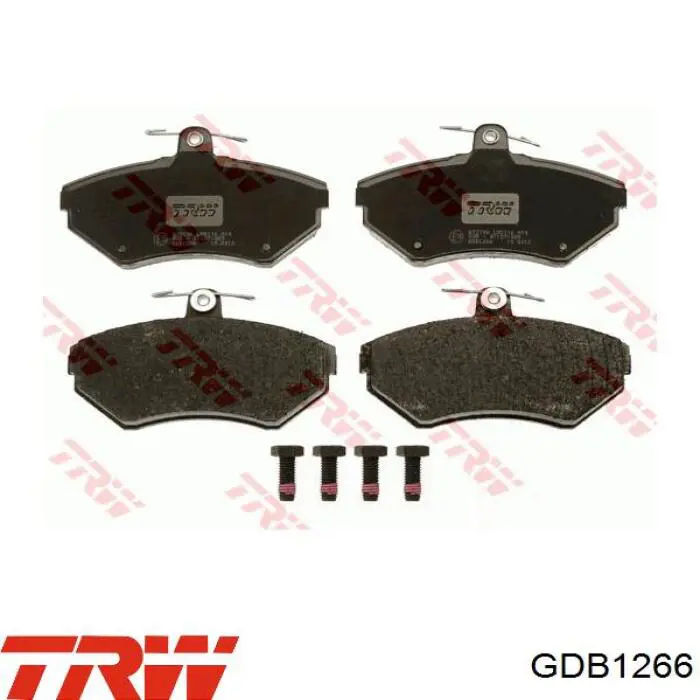 Comprar GDB1266 TRW Pastillas delanteras de freno