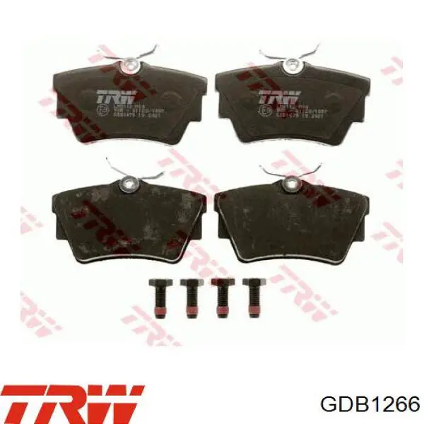 Pastillas de freno GDB1266 TRW