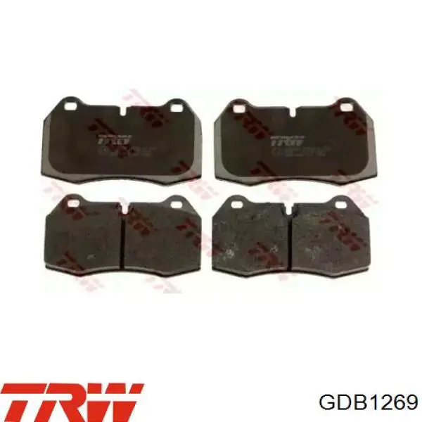 Pastillas de freno GDB1269 TRW