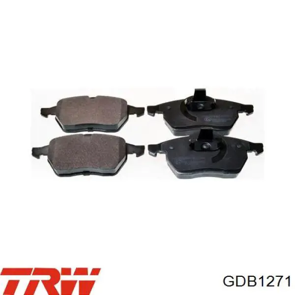 Pastillas de freno GDB1271 TRW