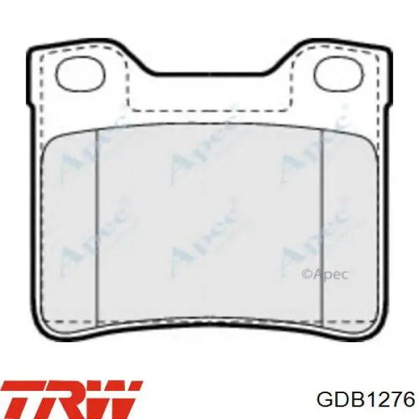 Pastillas traseras de freno TRW GDB1276 precio, desde 20,82 EUR