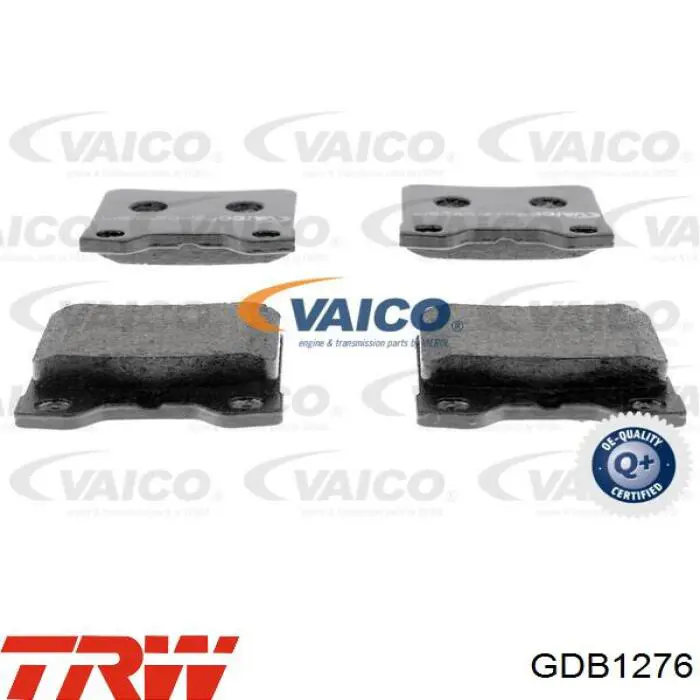 Comprar GDB1276 TRW Pastillas de freno traseras