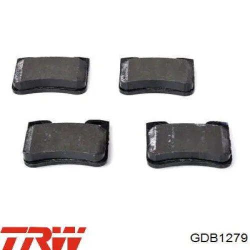 Comprar GDB1279 TRW Pastillas delanteras de freno