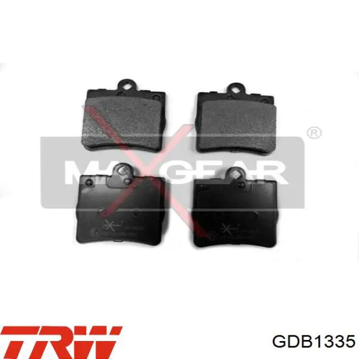 Comprar GDB1335 TRW Pastillas de freno traseras