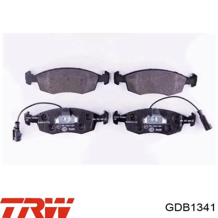 Pastillas de freno delanteras 16390 Febi