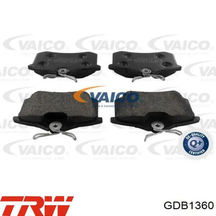 Pastillas de freno traseras Renault Scenic 1 JA0, JA1, FA0