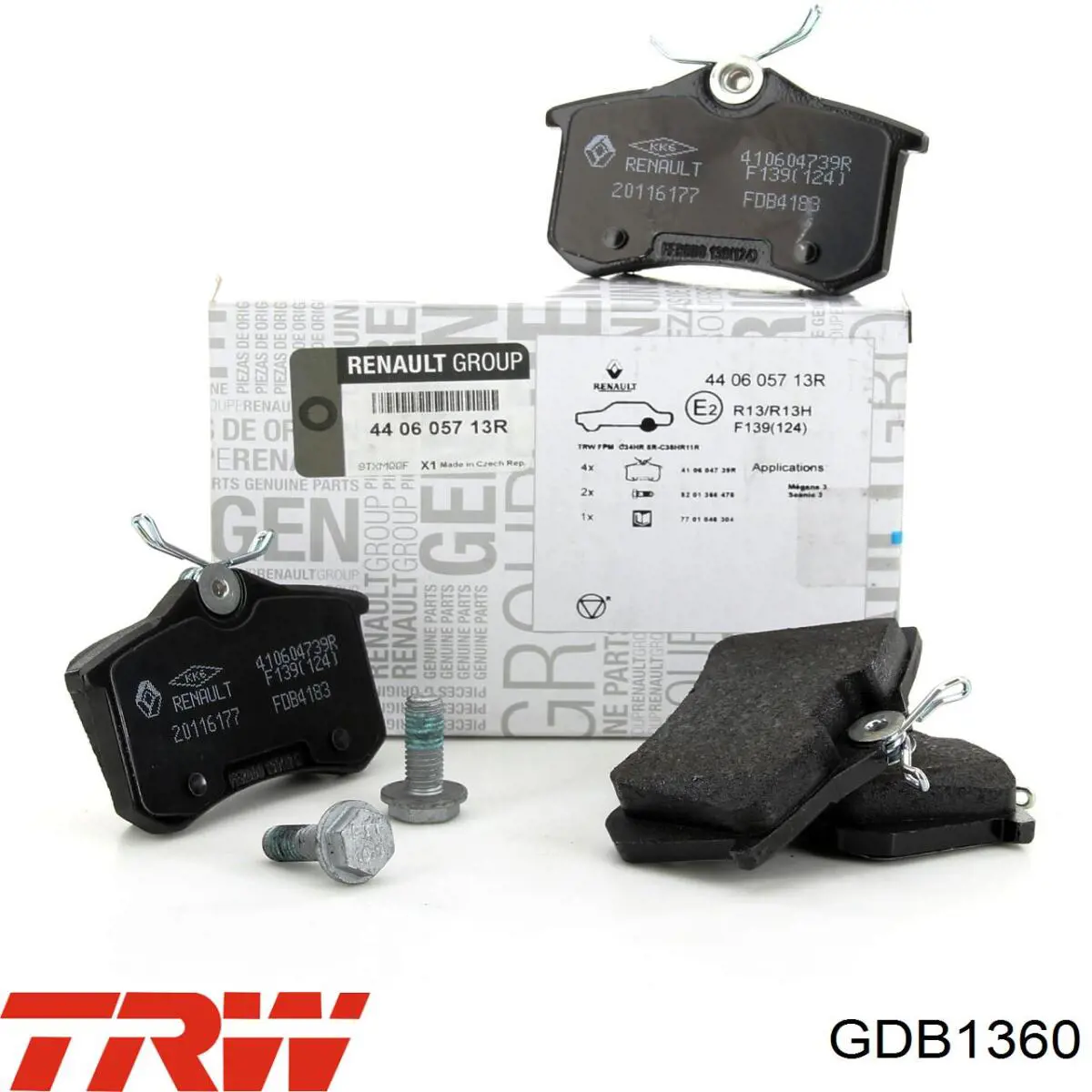 Pastillas de freno traseras Renault Scenic 1 JA0, JA1, FA0