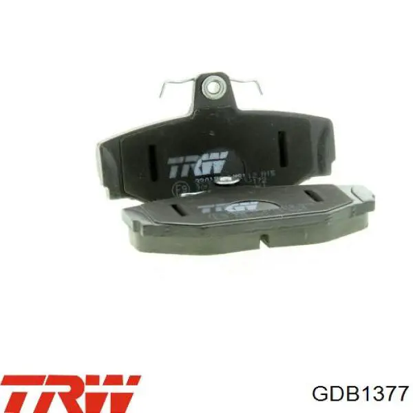 Comprar GDB1377 TRW Pastillas de freno traseras