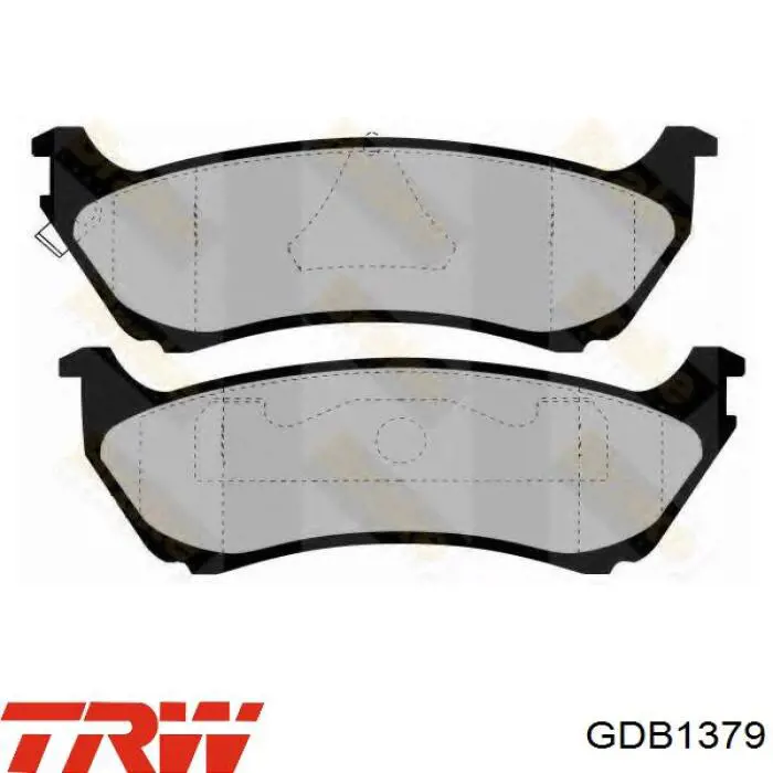 Pastillas traseras de freno TRW GDB1379 precio, desde 44,56 EUR