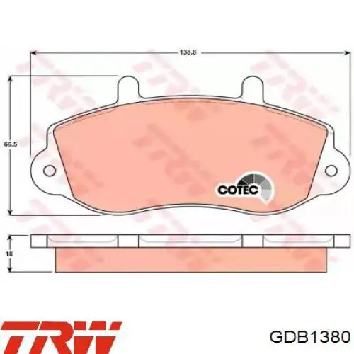 Pastillas de freno 8660004601 Renault (RVI)