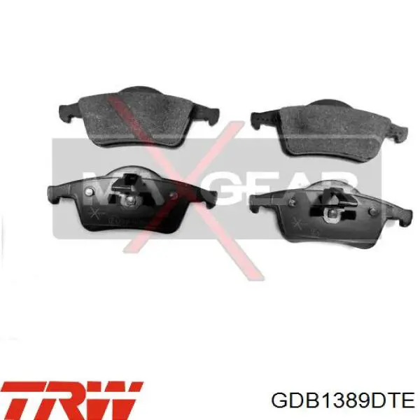 Comprar GDB1389DTE TRW Pastillas de freno traseras