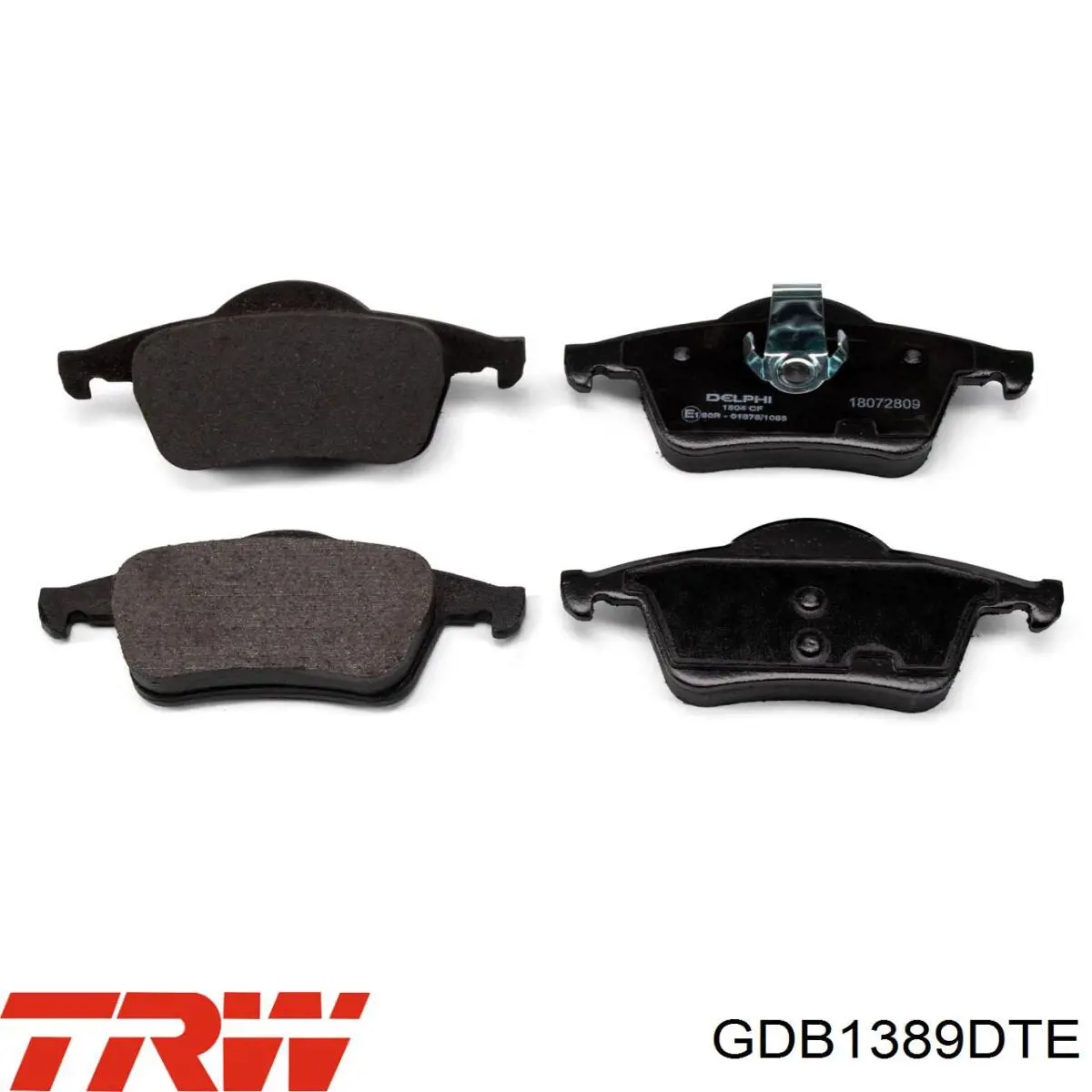 GDB1389DTE TRW Pastillas freno traseras