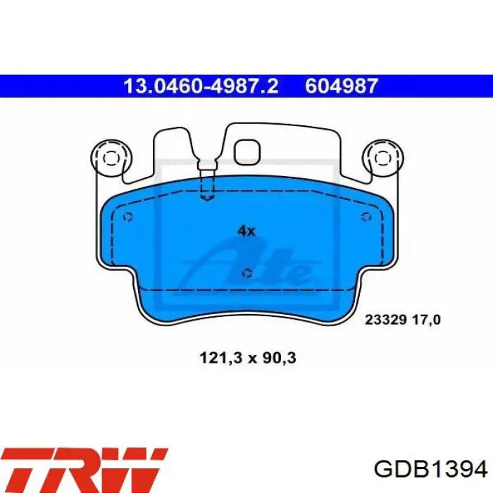 DP21207 EBC Brakes pastillas de freno delanteras