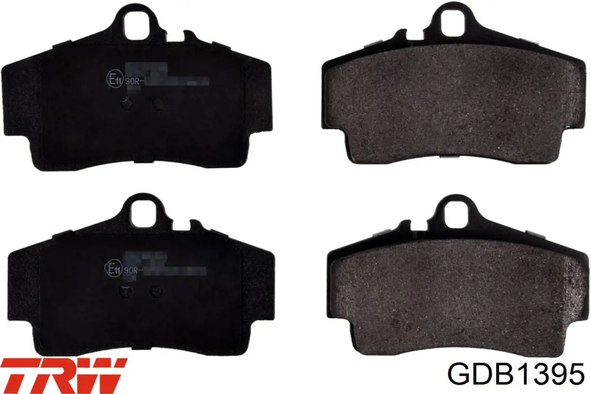 Comprar GDB1395 TRW Pastillas de freno traseras