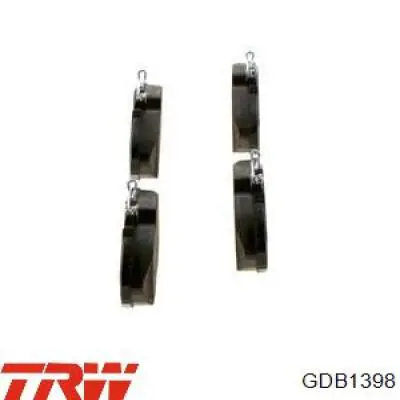 Pastillas de freno traseras GDB1398 TRW