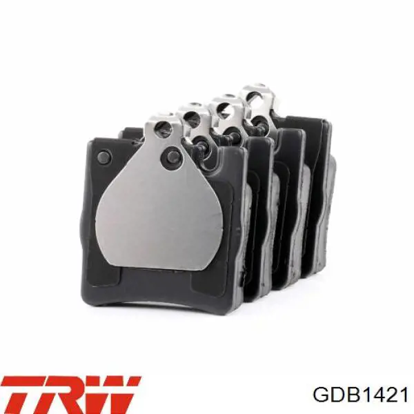 Pastillas de freno traseras GDB1421 TRW
