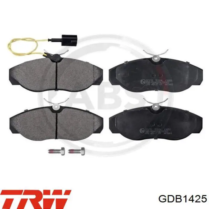 Comprar GDB1425 TRW Pastillas delanteras de freno