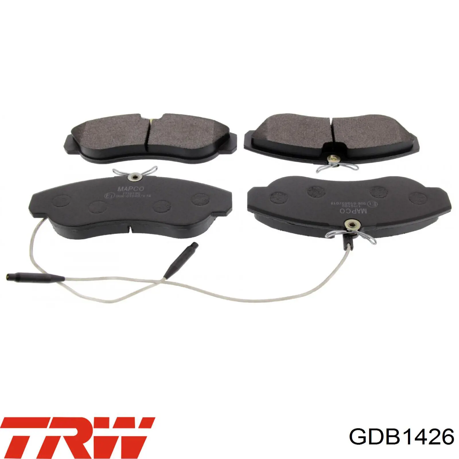 Pastillas de freno GDB1426 TRW