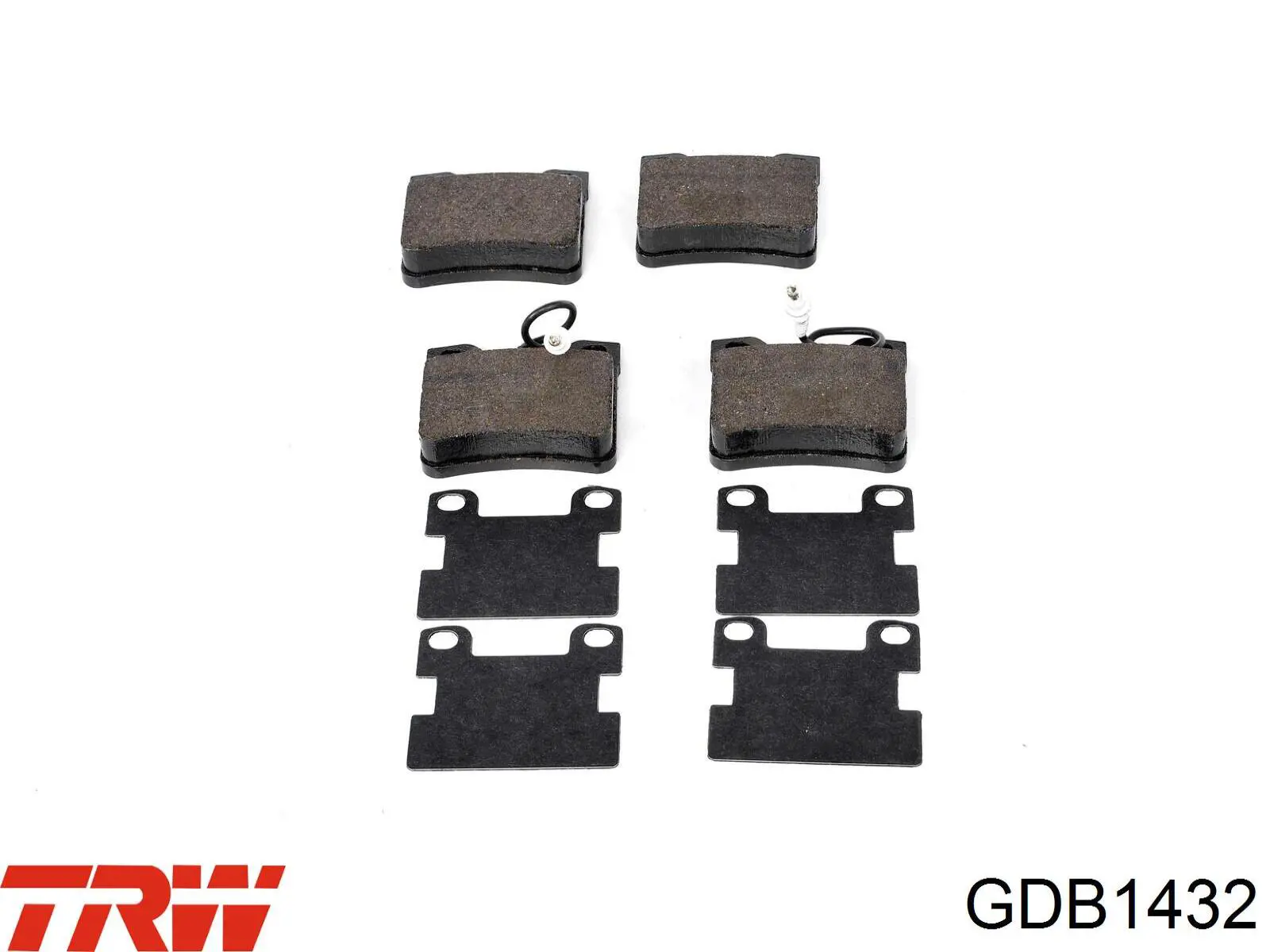 Pastillas de freno traseras GDB1432 TRW