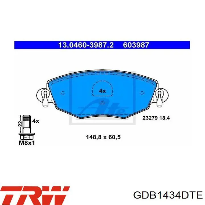 Comprar 2612824 Ford Pastillas delanteras de freno