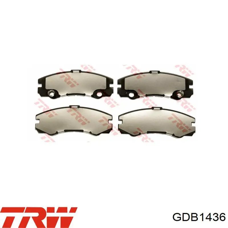 Pastillas de freno GDB1436 TRW