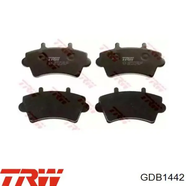 Pastillas de freno GDB1442 TRW