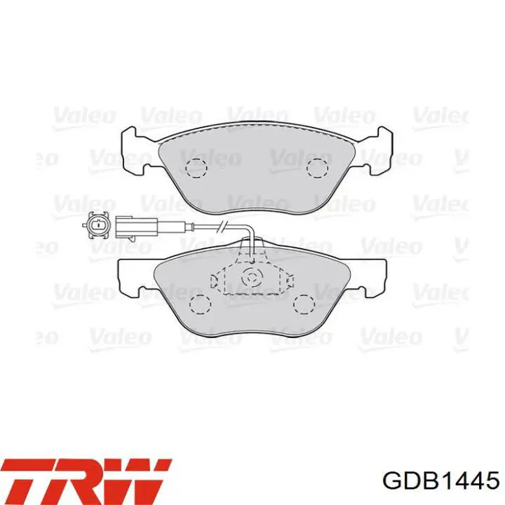 Pastillas de freno GDB1445 TRW