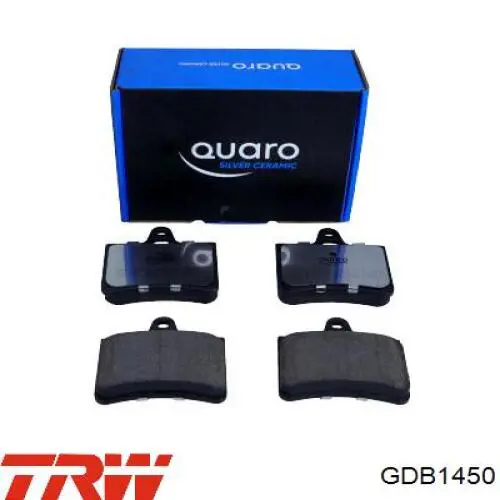 Pastillas traseras TRW GDB1450