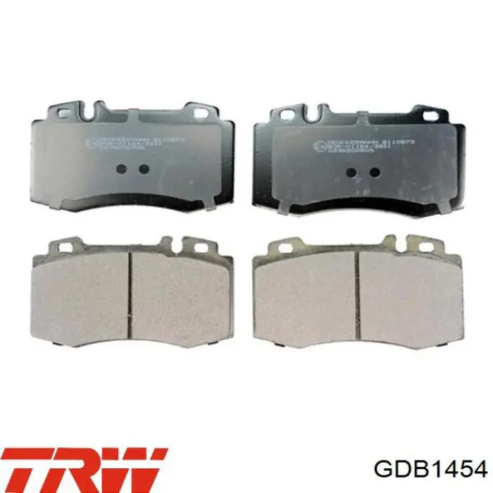 Pastillas de freno delanteras TRW GDB1454