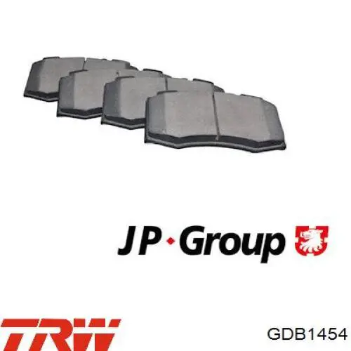Pastillas de freno GDB1454 TRW