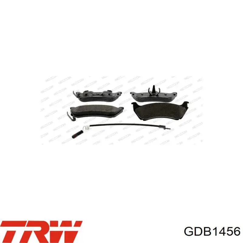 Pastillas traseras TRW GDB1456
