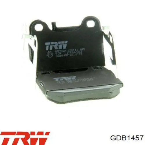 Pastillas traseras TRW GDB1457