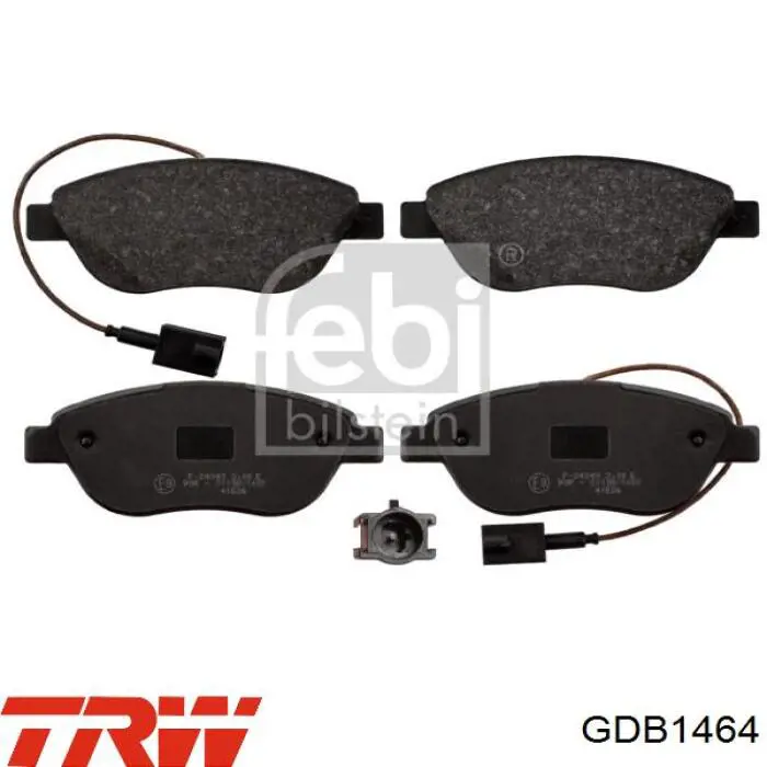 Pastillas de freno delanteras Citroen C3 1 FC