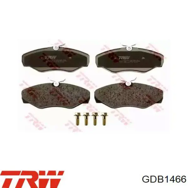 Pastillas de freno GDB1466 TRW
