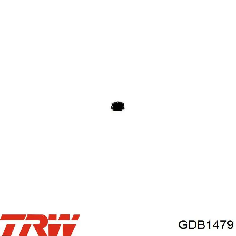 Pastillas traseras TRW GDB1479