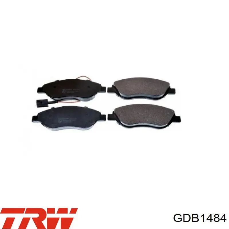 Pastillas de freno GDB1484 TRW