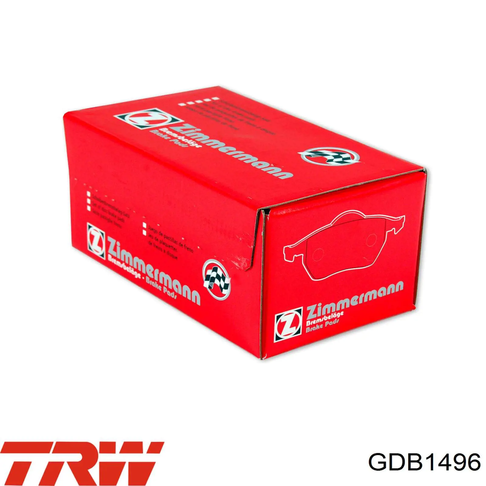 Pastillas de freno GDB1496 TRW
