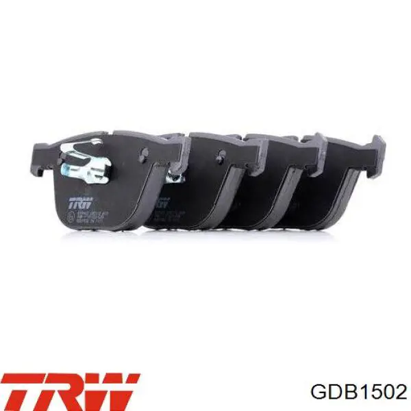 Pastillas de freno traseras GDB1502 TRW