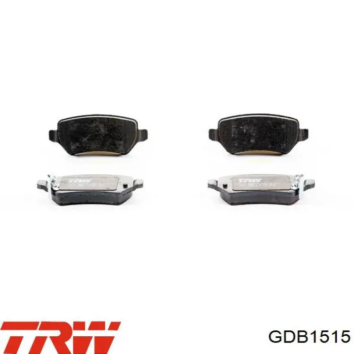 Comprar GDB1515 TRW Pastillas de freno traseras