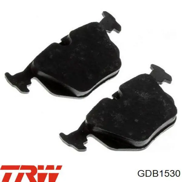 Pastillas de freno traseras GDB1530 TRW