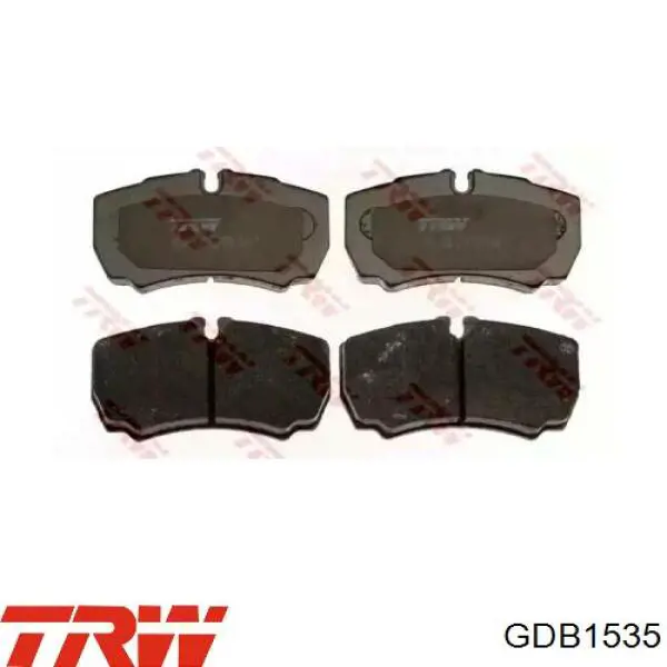 Pastillas traseras TRW GDB1535