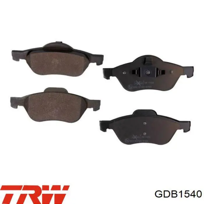 Pastillas de freno delanteras Renault Laguna 2 BG0, BG1